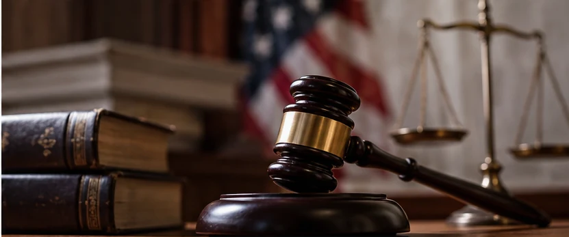 Legal gavel and sovereign tribal governance documents
