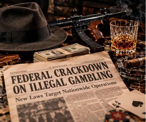 Historical law enforcement evidence photographs of illicit bookmaking ledgers