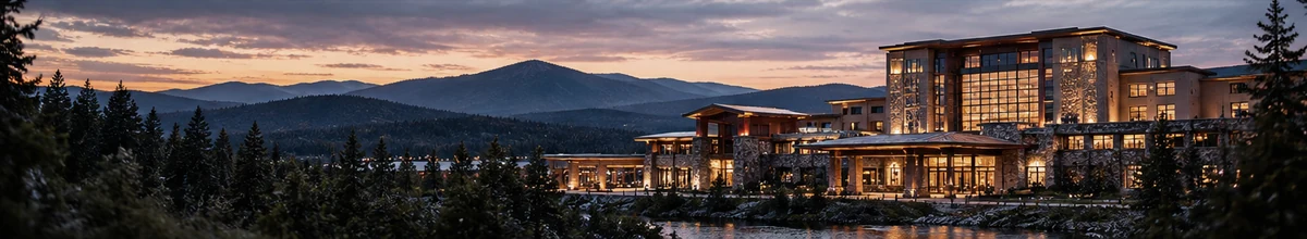 Modern tribal health center and community infrastructure funded by gaming revenues